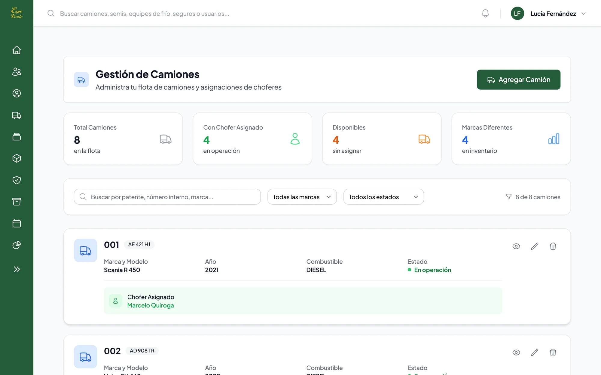 ExpoVerde screenshot
